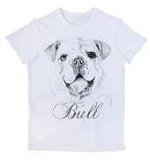 Giller Kadın T-shirt Köpek Bull